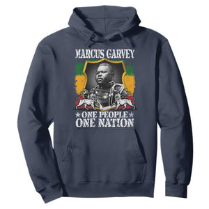 Marcus Garvey Hoodie One People One Nation Jamaica Legends Rasta