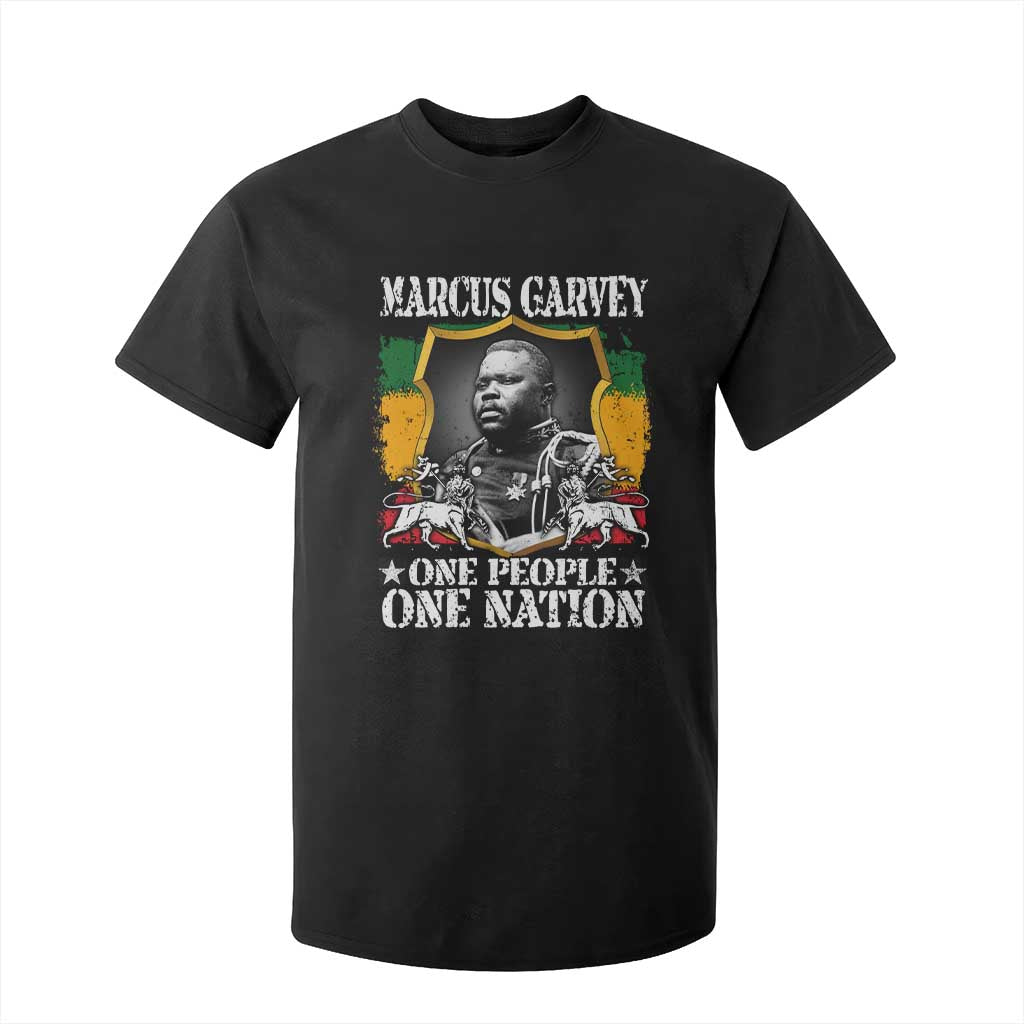 Marcus Garvey T Shirt For Kid One People One Nation Jamaica Legends Rasta