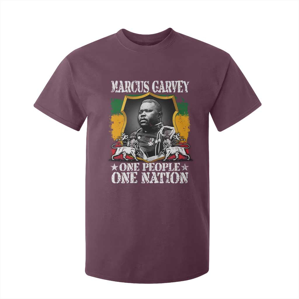Marcus Garvey T Shirt For Kid One People One Nation Jamaica Legends Rasta