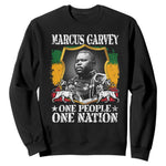 Marcus Garvey Sweatshirt One People One Nation Jamaica Legends Rasta