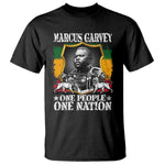 Marcus Garvey T Shirt One People One Nation Jamaica Legends Rasta