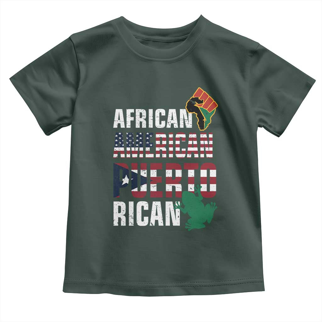 African American Puerto Rican Pride Baby Shirt