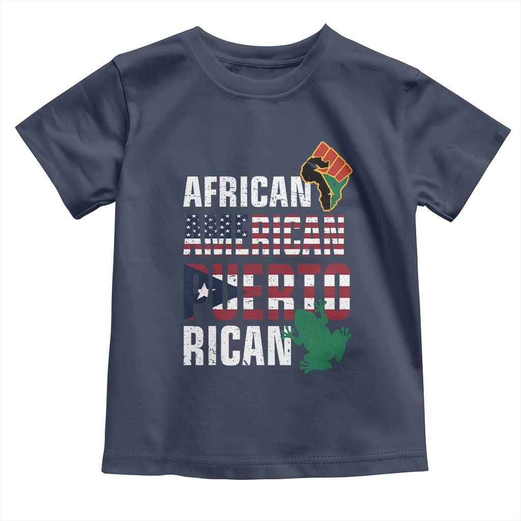 African American Puerto Rican Pride Baby Shirt