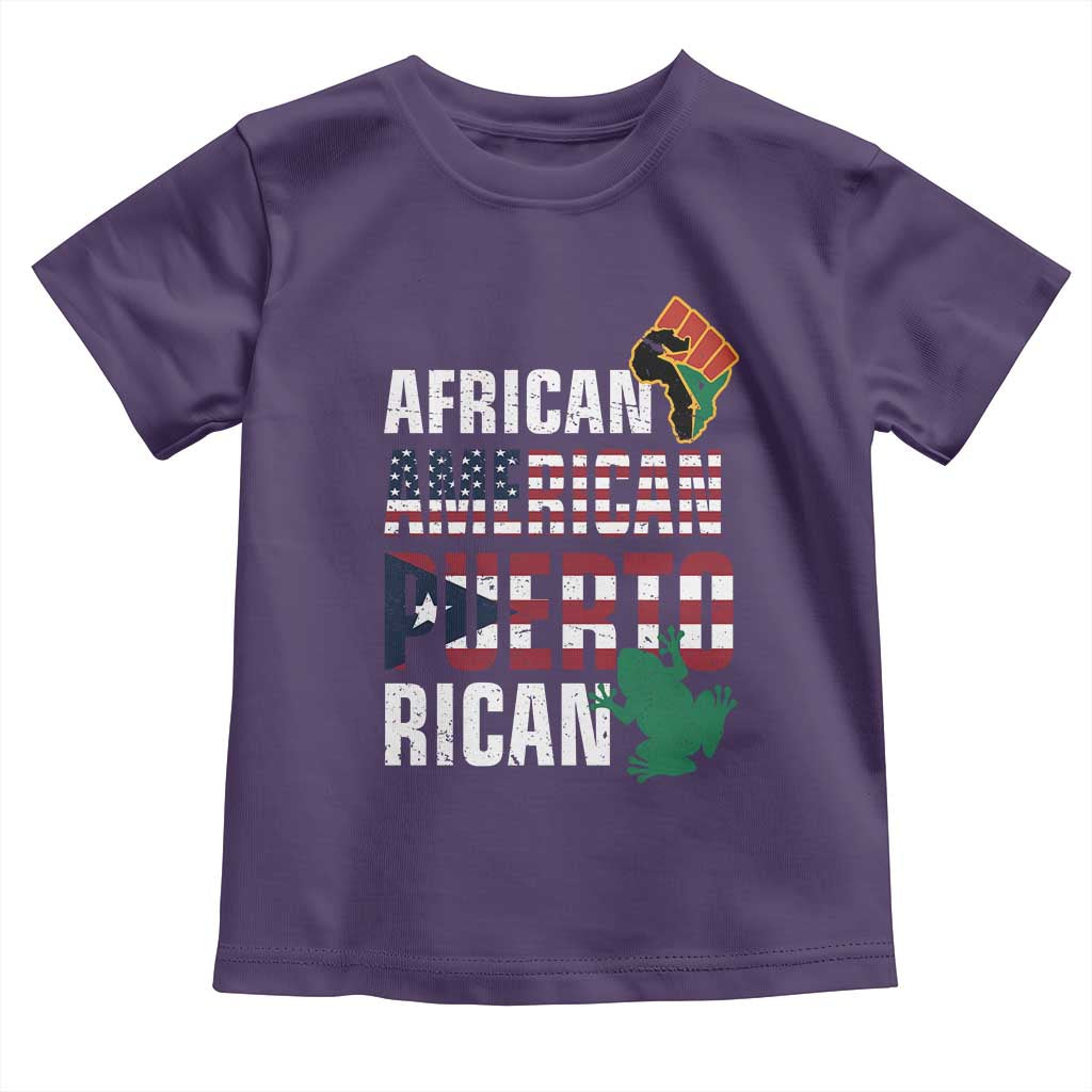 African American Puerto Rican Pride Baby Shirt