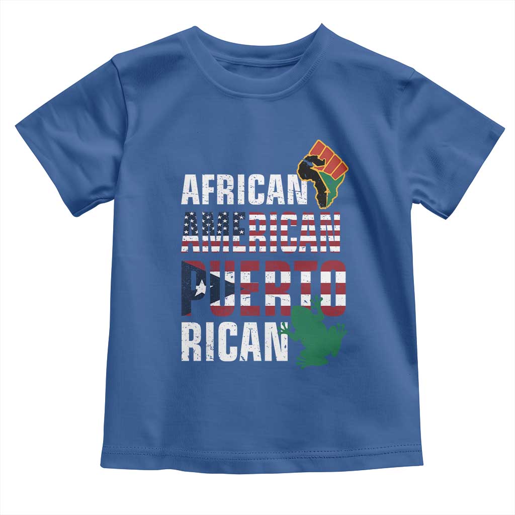 African American Puerto Rican Pride Baby Shirt
