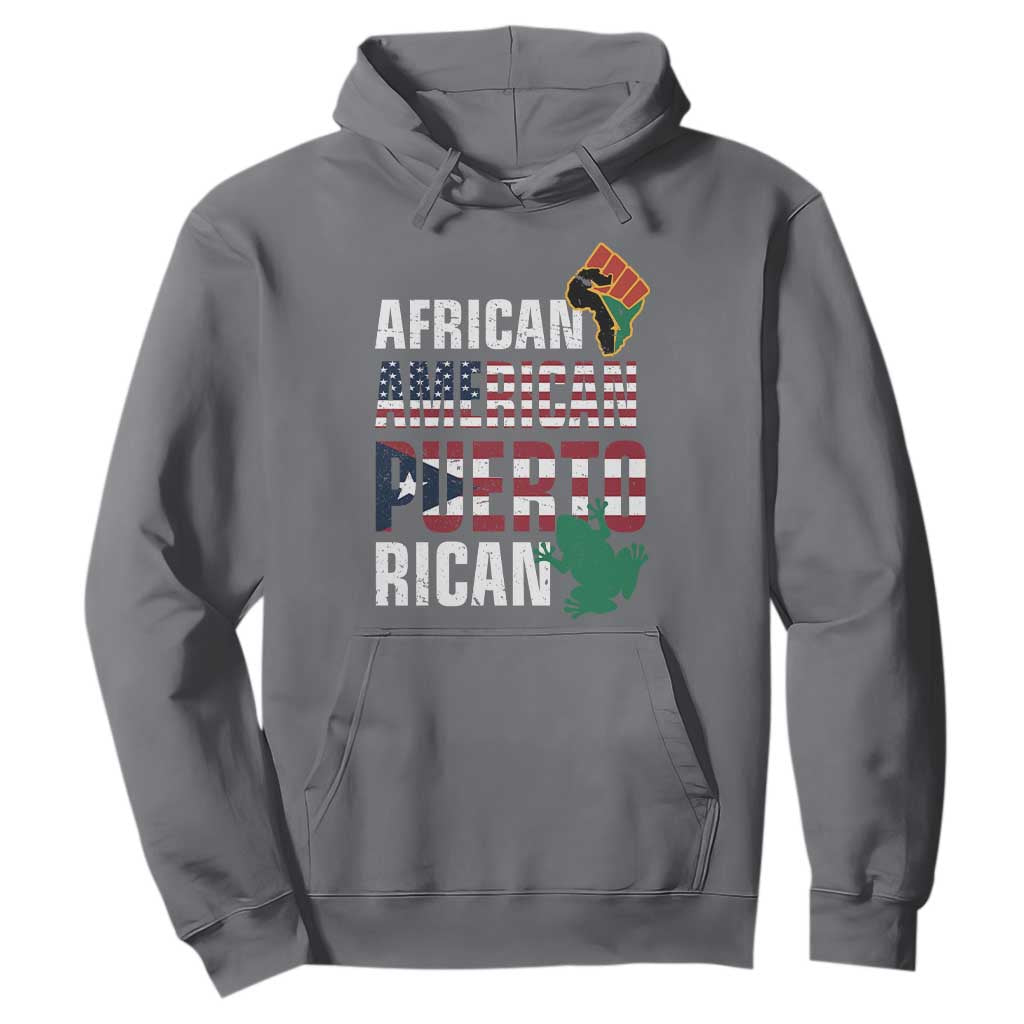 African American Puerto Rican Pride Hoodie