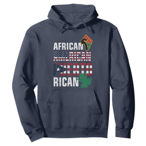 African American Puerto Rican Pride Hoodie