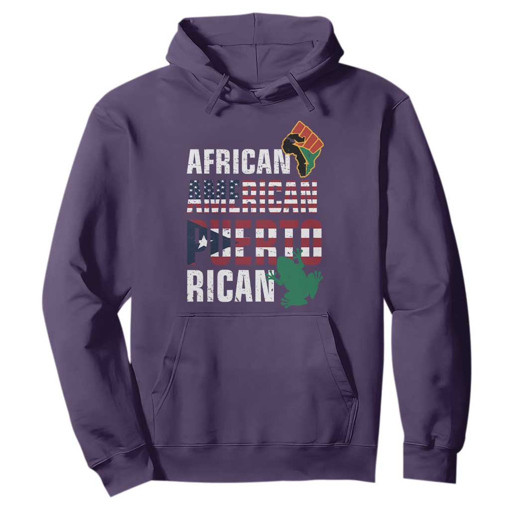 African American Puerto Rican Pride Hoodie