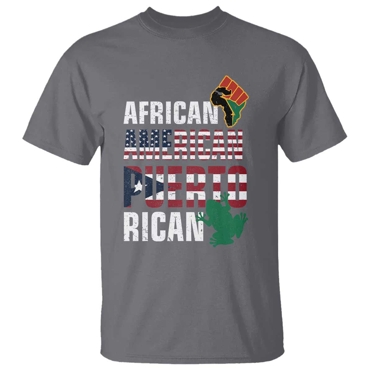 African American Puerto Rican Pride T Shirt