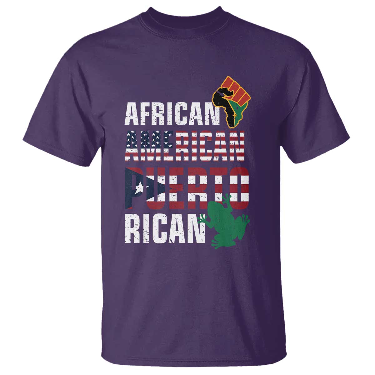 African American Puerto Rican Pride T Shirt