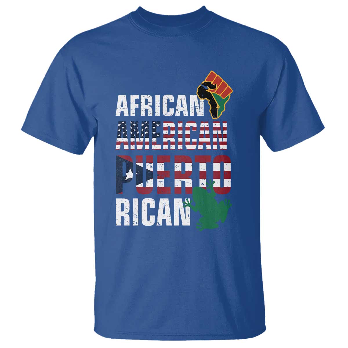 African American Puerto Rican Pride T Shirt