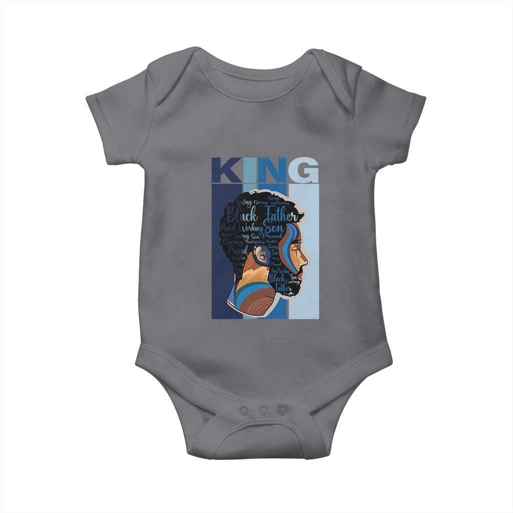 African American Dad Baby Onesie Black History King Father Melanin Pride