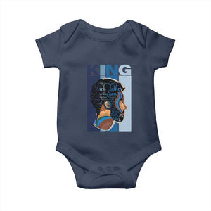 African American Dad Baby Onesie Black History King Father Melanin Pride