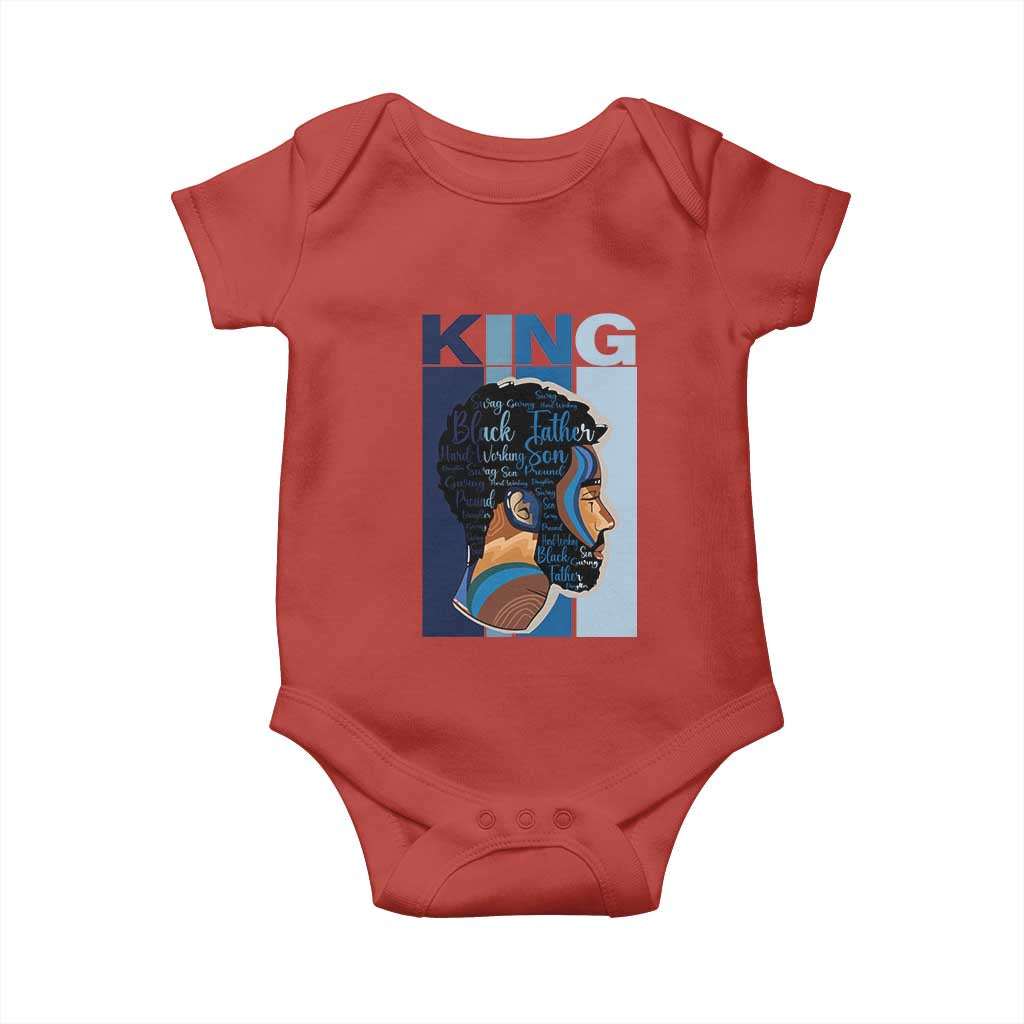 African American Dad Baby Onesie Black History King Father Melanin Pride