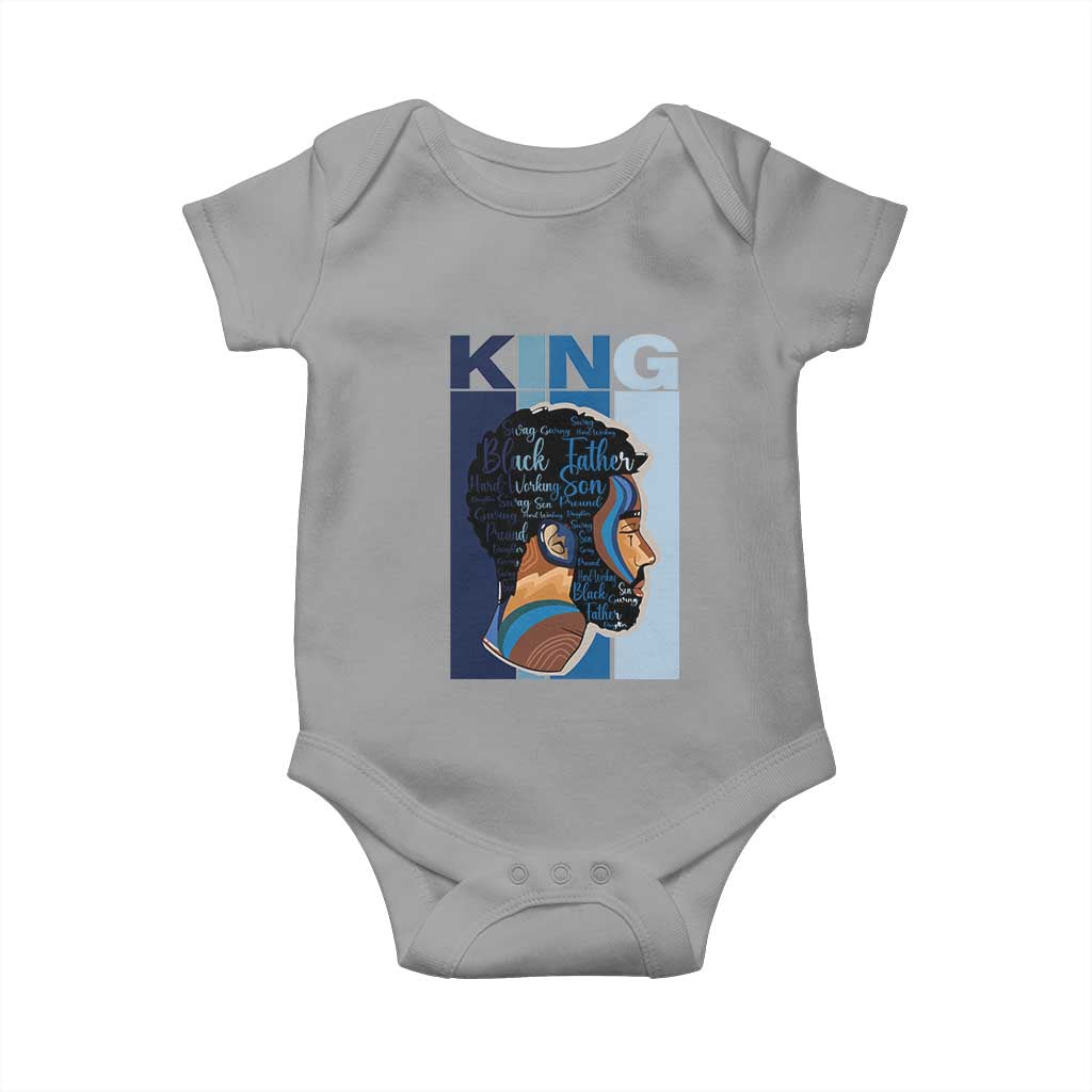 African American Dad Baby Onesie Black History King Father Melanin Pride
