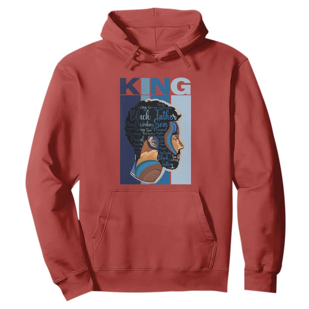 African American Dad Hoodie Black History King Father Melanin Pride