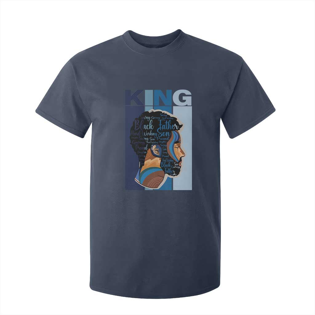 African American Dad T Shirt For Kid Black History King Father Melanin Pride