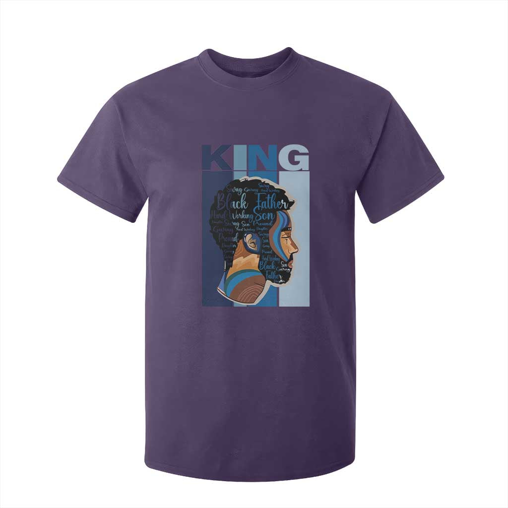 African American Dad T Shirt For Kid Black History King Father Melanin Pride