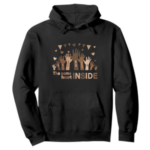 Black Civil Rights Hoodie We Can Be Different On The Outside But We Have The Same Heart Black History Month