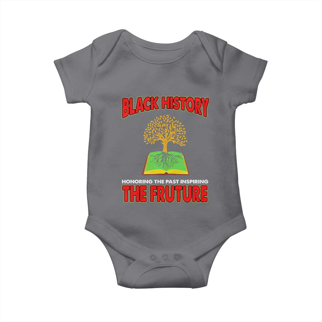 Black History Month Baby Onesie Honoring The Past Inspiring The Future Melanin Pride