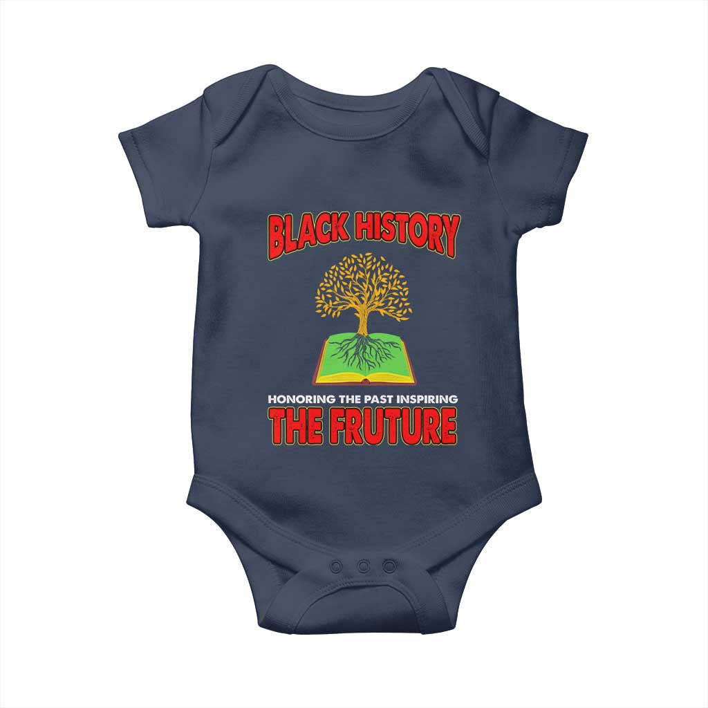 Black History Month Baby Onesie Honoring The Past Inspiring The Future Melanin Pride