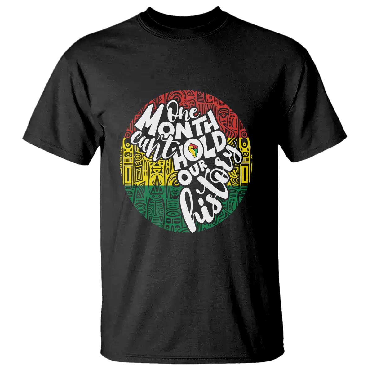 Black Pride T Shirt One Month Can't Hold Our History African American