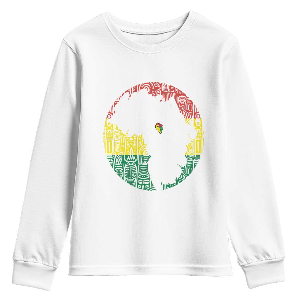 Black Pride Youth Long Sleeve Shirt One Month Can't Hold Our History African American