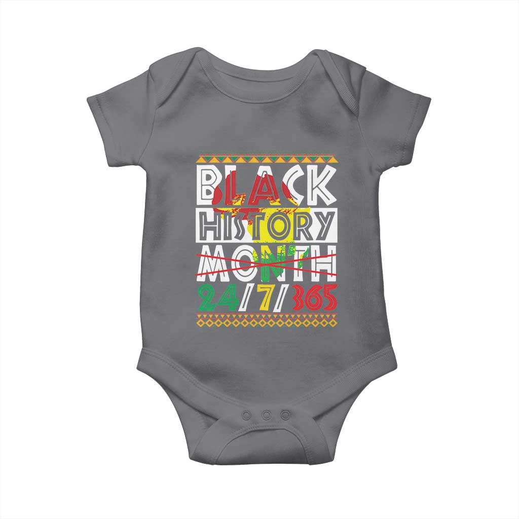 Black History Month Baby Onesie 24/7/365 Gift Pride African American