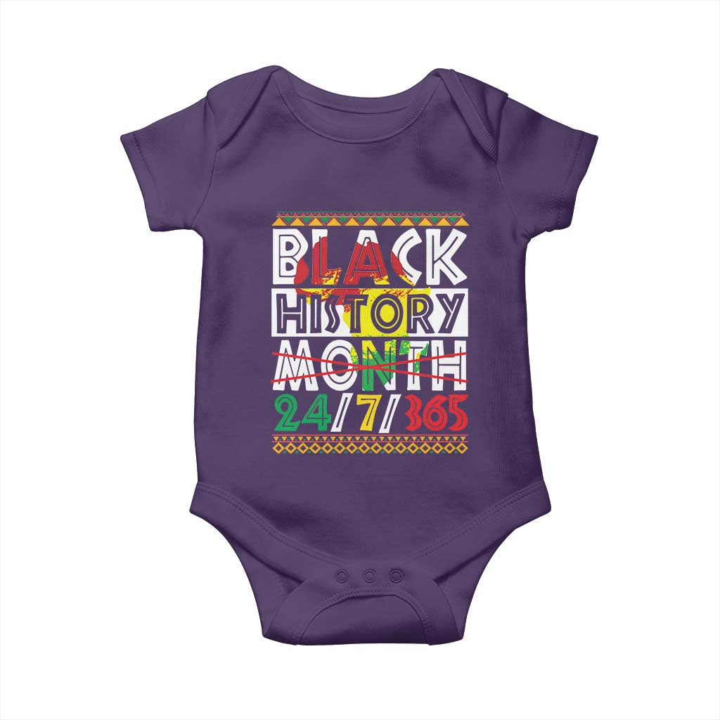 Black History Month Baby Onesie 24/7/365 Gift Pride African American