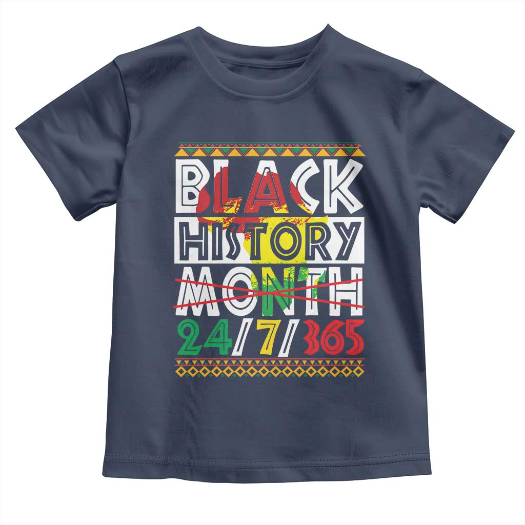 Black History Month Baby Shirt 24/7/365 Gift Pride African American