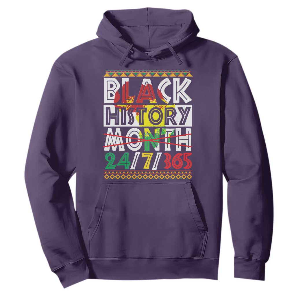 Black History Month Hoodie 24/7/365 Gift Pride African American