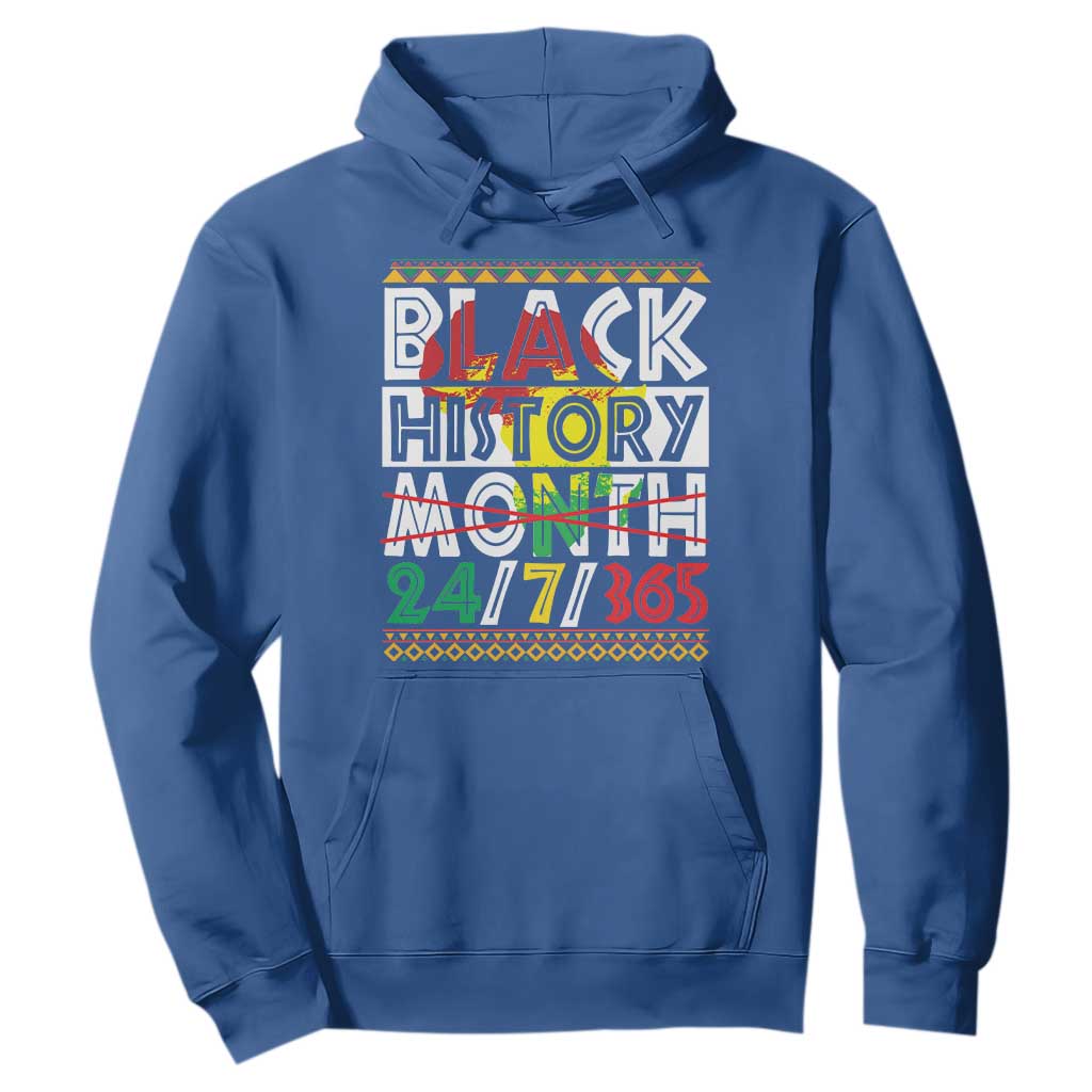 Black History Month Hoodie 24/7/365 Gift Pride African American