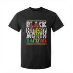 Black History Month T Shirt For Kid 24/7/365 Gift Pride African American