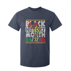 Black History Month T Shirt For Kid 24/7/365 Gift Pride African American