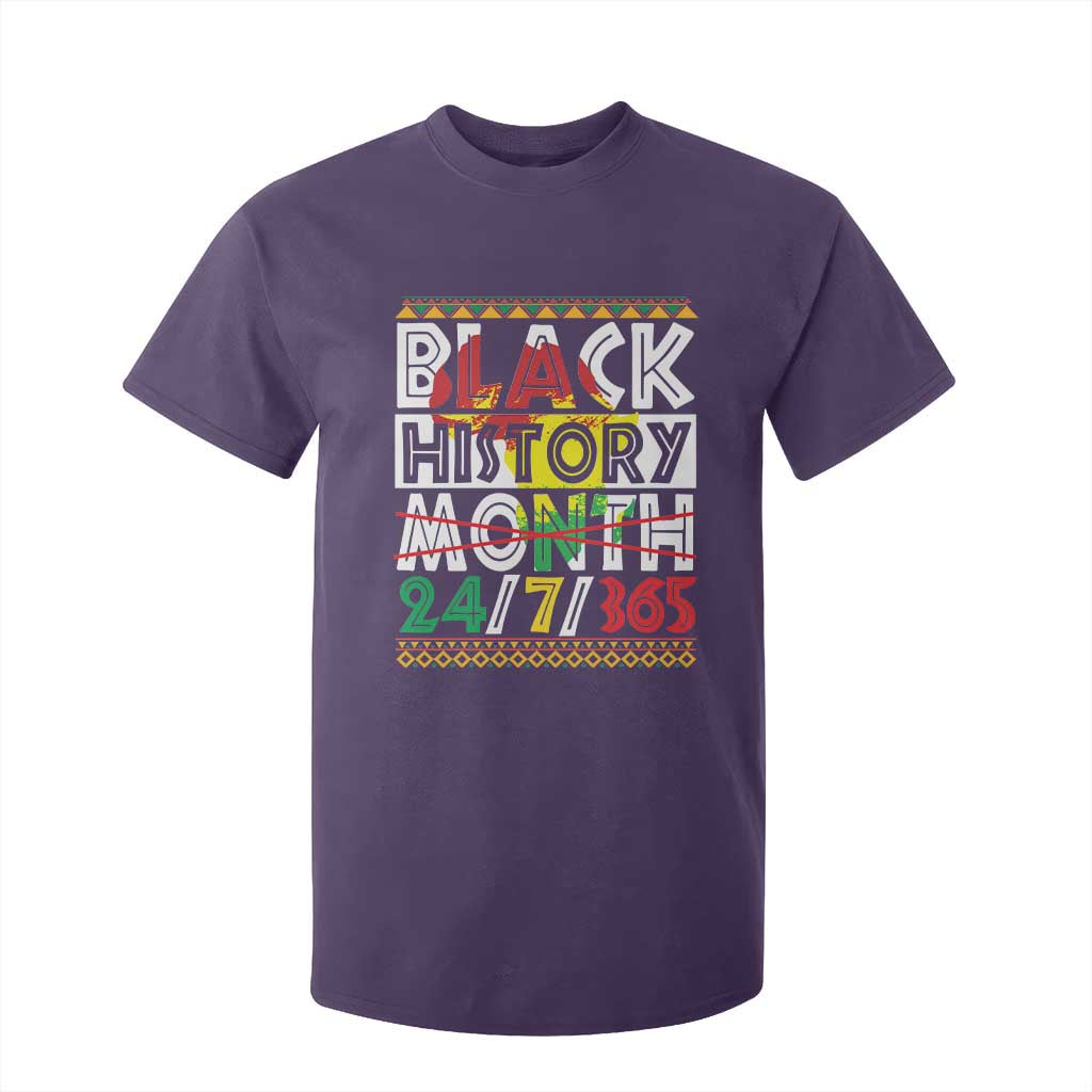 Black History Month T Shirt For Kid 24/7/365 Gift Pride African American
