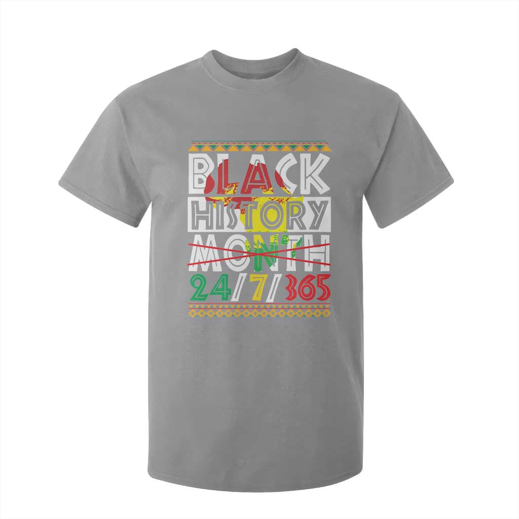 Black History Month T Shirt For Kid 24/7/365 Gift Pride African American