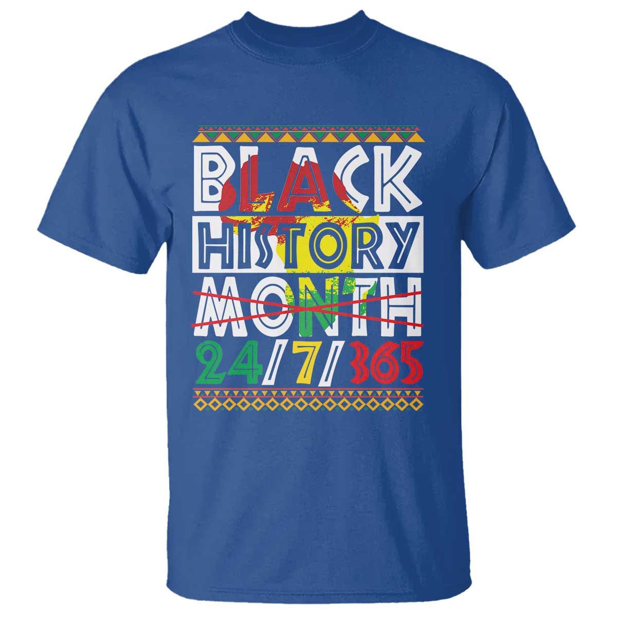 Black History Month T Shirt 24/7/365 Gift Pride African American