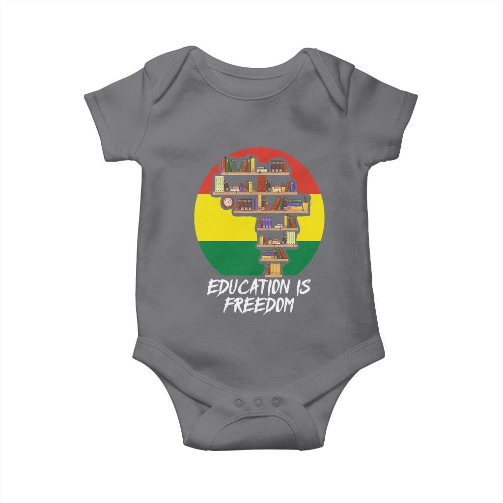 Black History Month Baby Onesie Education Is Freedom African Americans