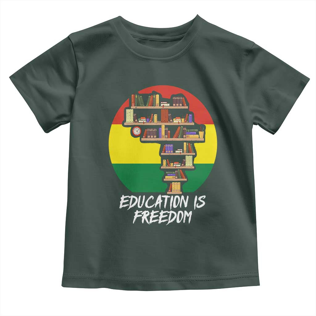 Black History Month Baby Shirt Education Is Freedom African Americans