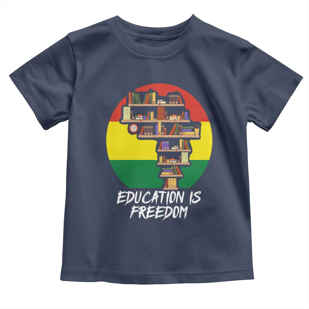 Black History Month Baby Shirt Education Is Freedom African Americans