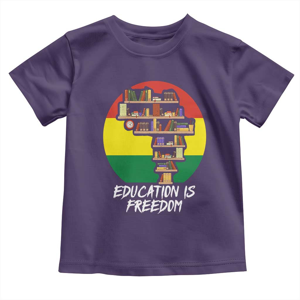 Black History Month Baby Shirt Education Is Freedom African Americans