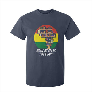 Black History Month T Shirt For Kid Education Is Freedom African Americans