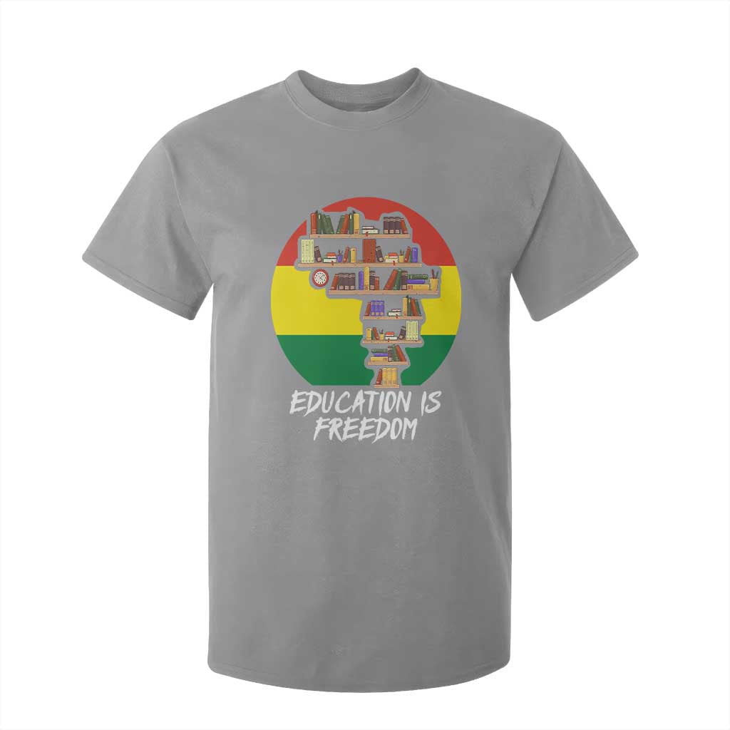 Black History Month T Shirt For Kid Education Is Freedom African Americans