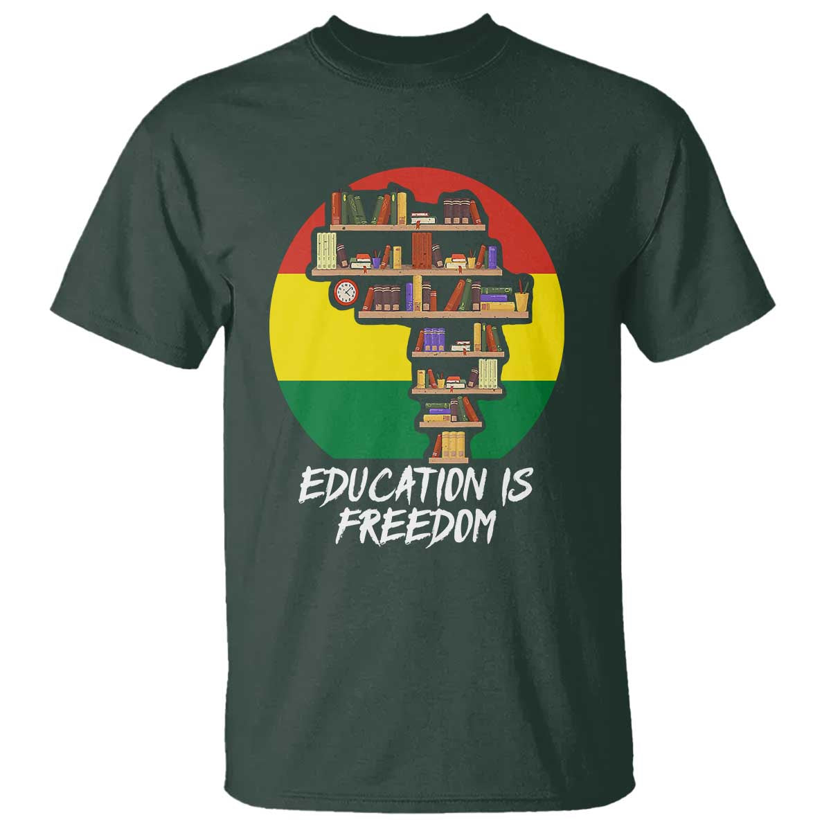 Black History Month T Shirt Education Is Freedom African Americans