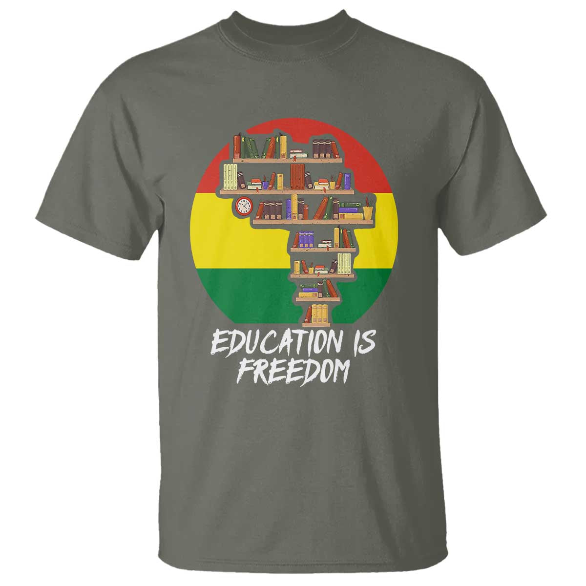 Black History Month T Shirt Education Is Freedom African Americans