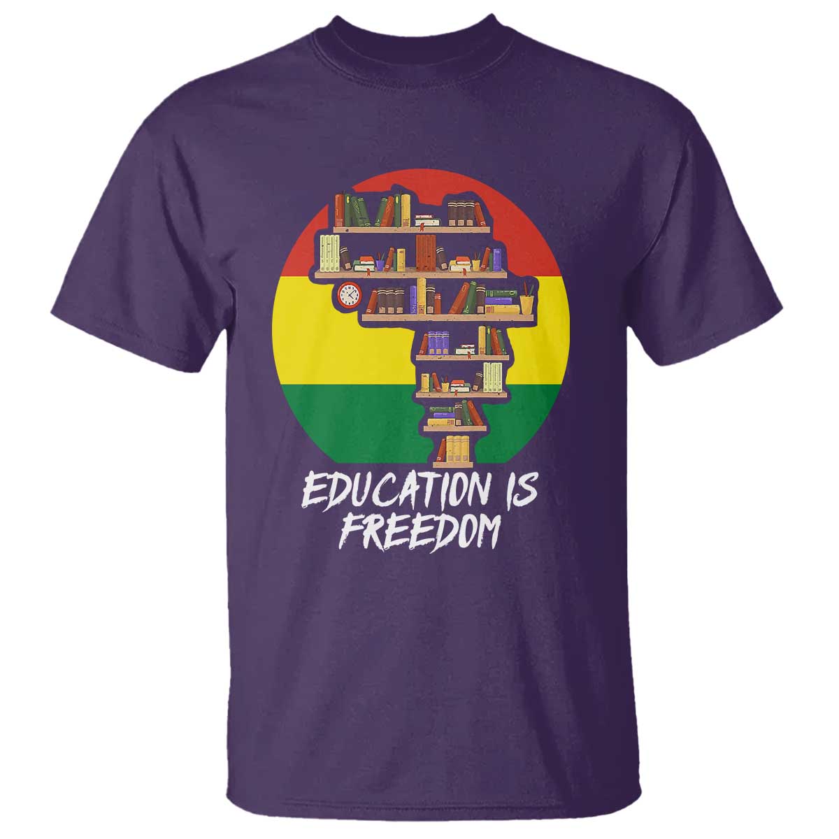 Black History Month T Shirt Education Is Freedom African Americans