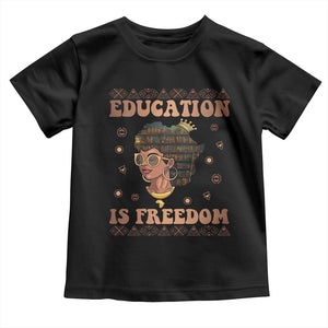 Black Teacher Baby Shirt Education Is Freedom Black History