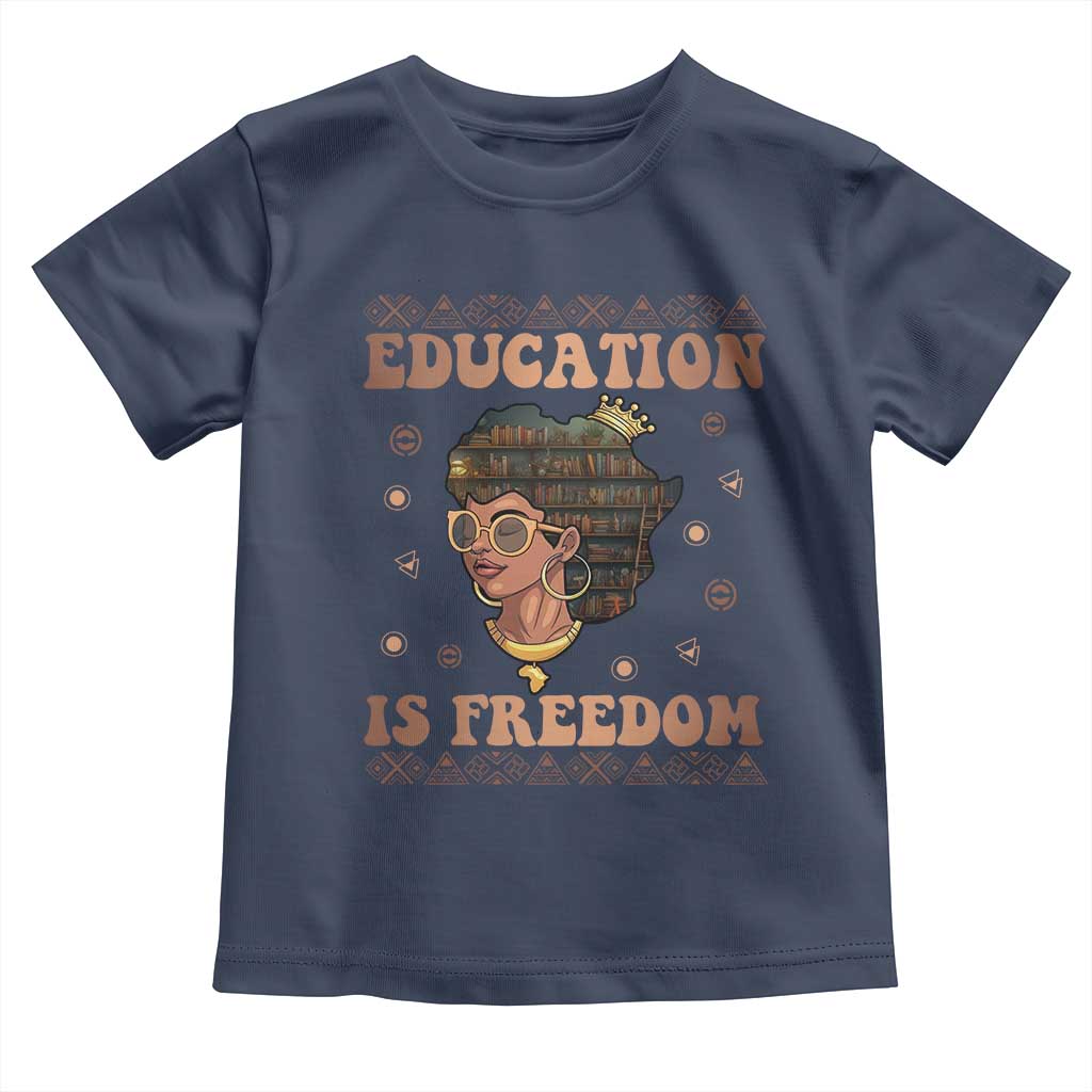 Black Teacher Baby Shirt Education Is Freedom Black History