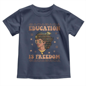 Black Teacher Baby Shirt Education Is Freedom Black History