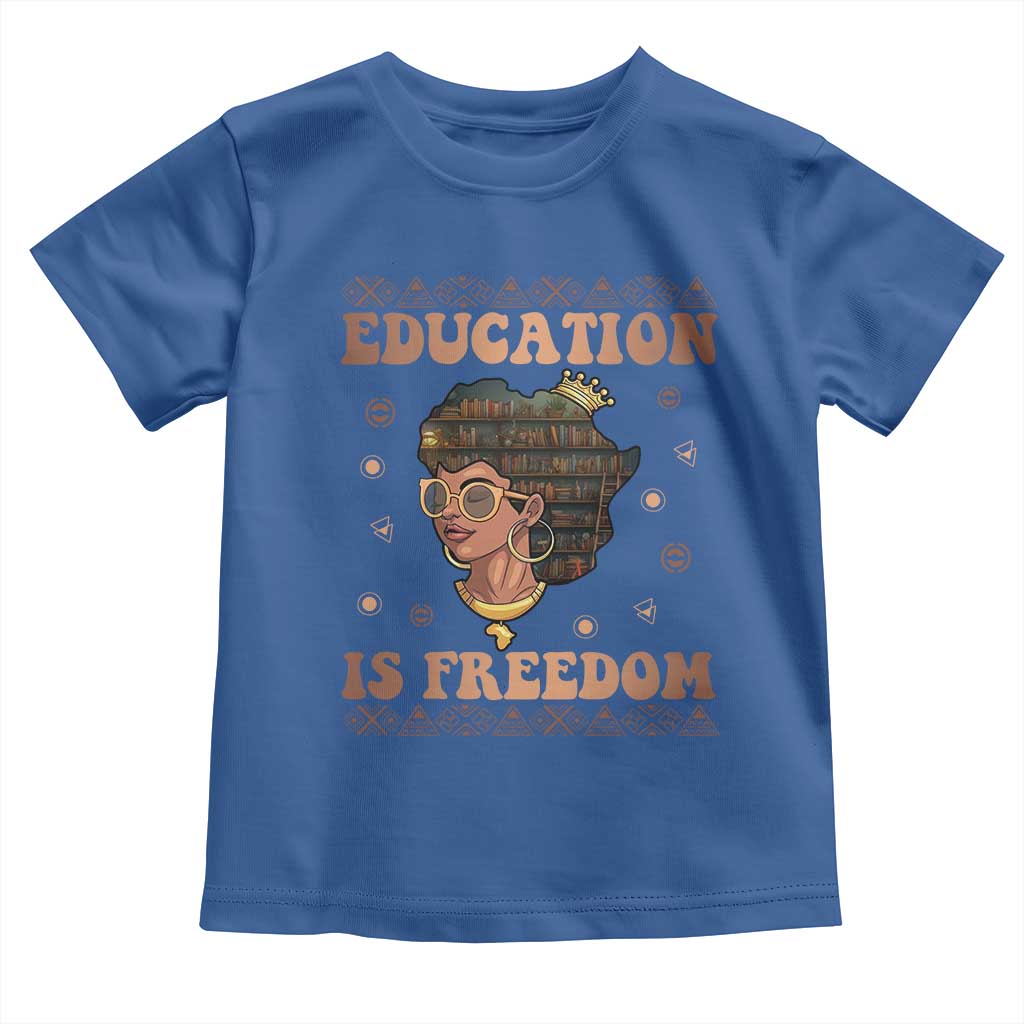 Black Teacher Baby Shirt Education Is Freedom Black History